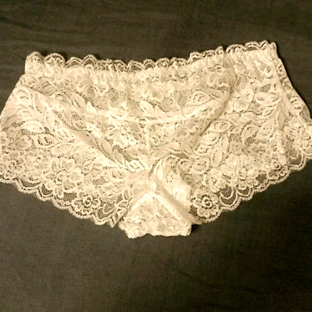 Braza Bra LACE BOY SHORT panty NWT